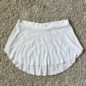Bullet Pointe Pull On Ballet Skirt White Size XS-Jr